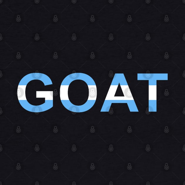 GOAT Flag Argentina Messi by Sarif ID